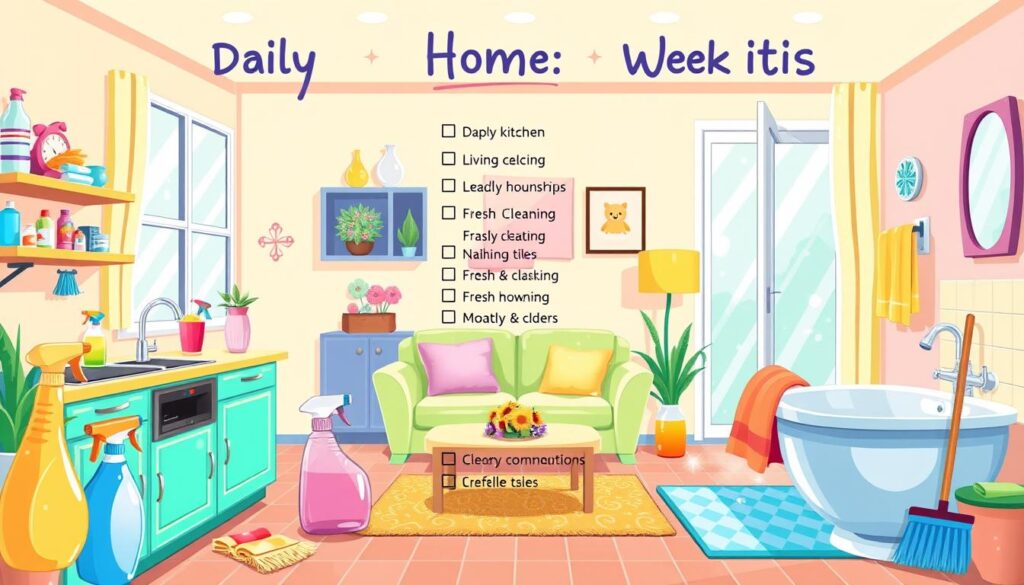 daily and weekly chores